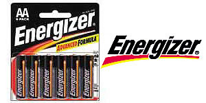 Energizer AA 6 pack  $14.50